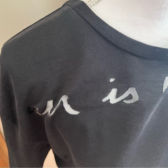 STELLA mccartney all is love burn out short sleeve tshirt sz 42 (small) - Picture 11 of 17